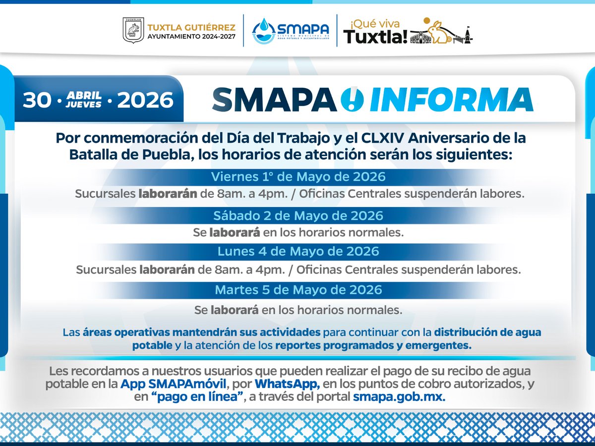 SMAPA Tuxtla tweet media