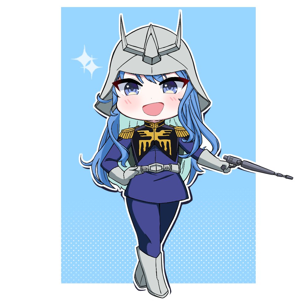 あおまりん様おまとめ I think i will draw her MS on for background, Zaku or Sazabi