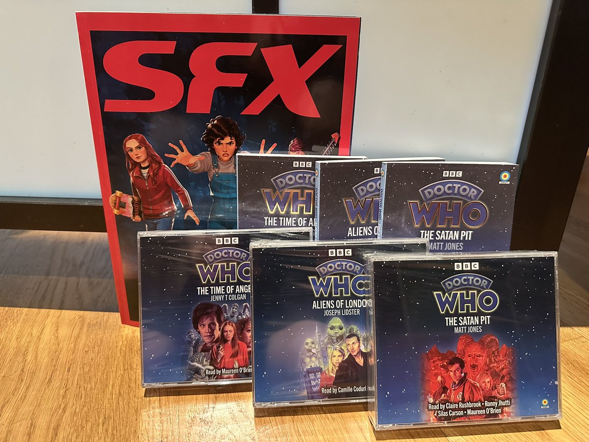 SFXmagazine's tweet image. Wait ages for a Target novel then three turn up at once, as paperbacks AND on audio CD… Which Target novel do you want to see next? #DoctorWho 📚📀
#SFXNewReleases