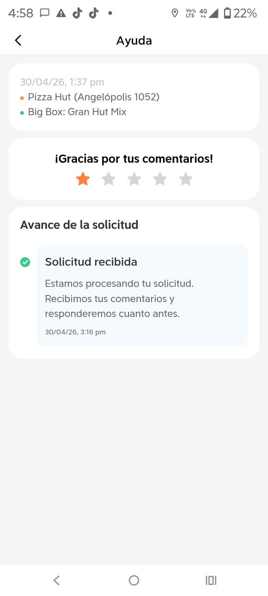 David93472197's tweet photo. @DiDi_Mexico @Profeco Pedido cancelado y nunca entregado, cobro indebido me cobraron $579 Soporte no me contesta y esto es un cobro indebido por lo que solicito reembolso inmediato o escalo a Profeco y disputa bancaria https://t.co/jxOjDnbyns