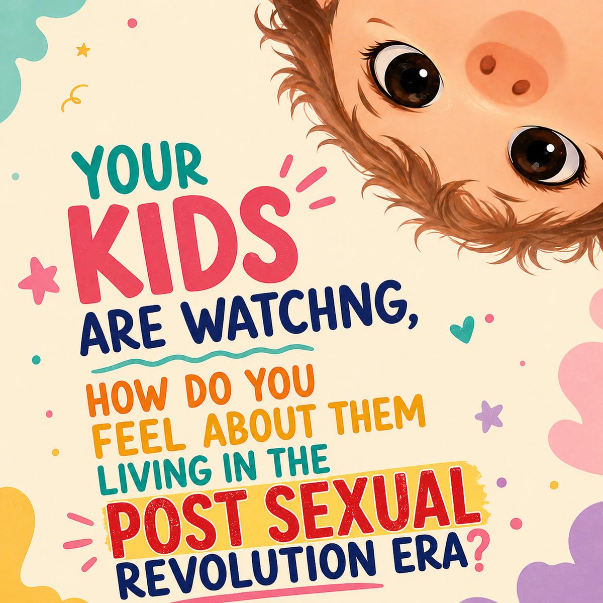 MoreToSomething's tweet image. Oh Goshhhh . I HATE the fact I have to consider how I’m gonna protect my babies from the monster culture this “revolution” created. Someone HELP! #children #family #revolution #conservative