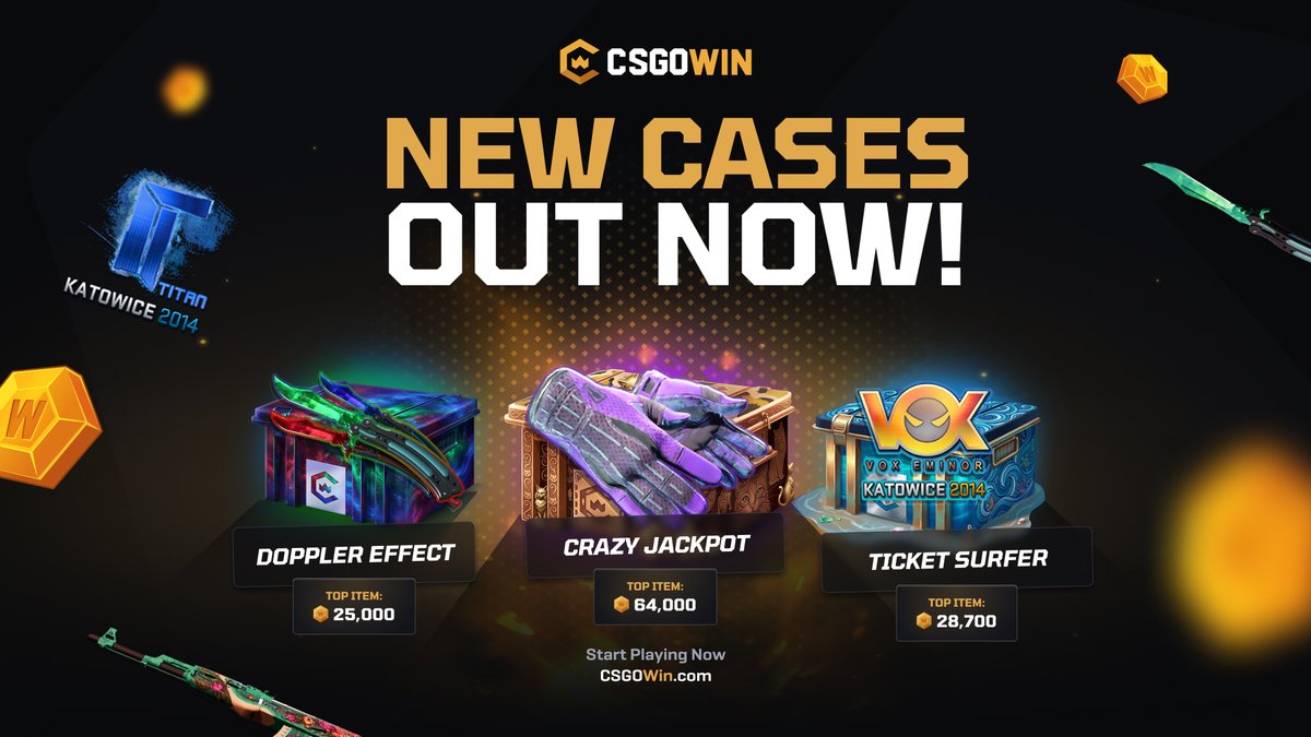 NEW WEEK. NEW CASES🔥

5 fresh cases just landed:

- Crazy Jackpot
- Ticket Surfer
- 3 more... 👀

🎟️ Promo Code (lvl +10): NEWCASES9

❤️ + tag a friend 👇 for a chance to win $100 💸