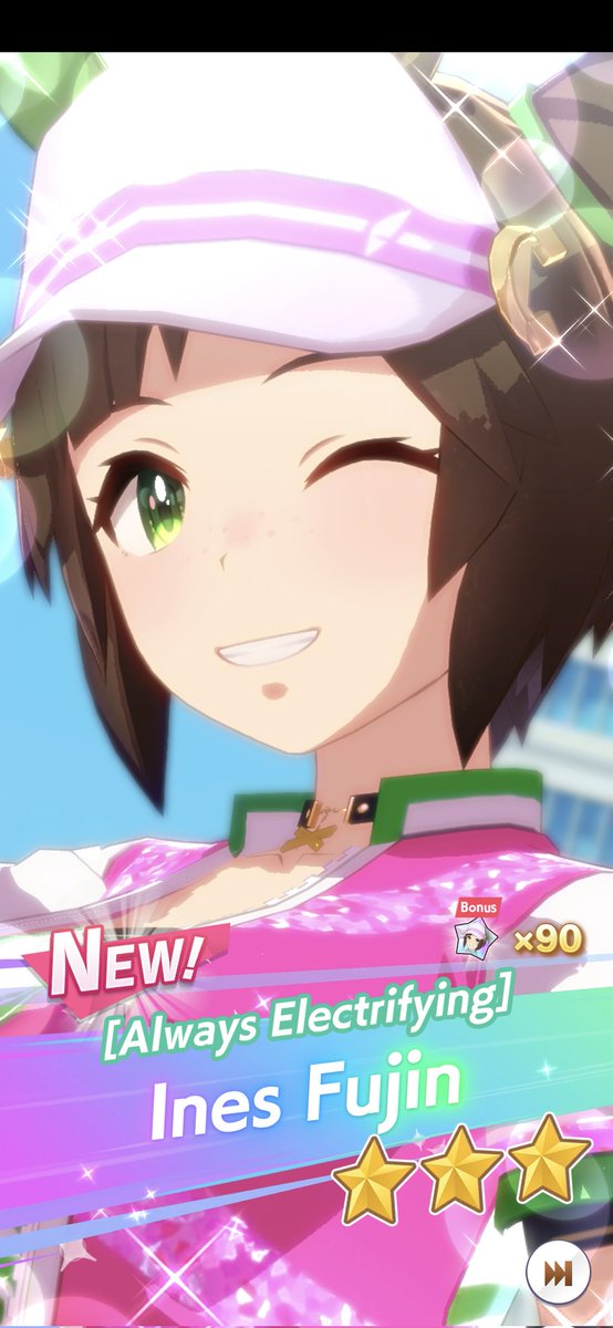 I didn't even have to 10-pull this banner. Just a single ticket. #Umamusume
