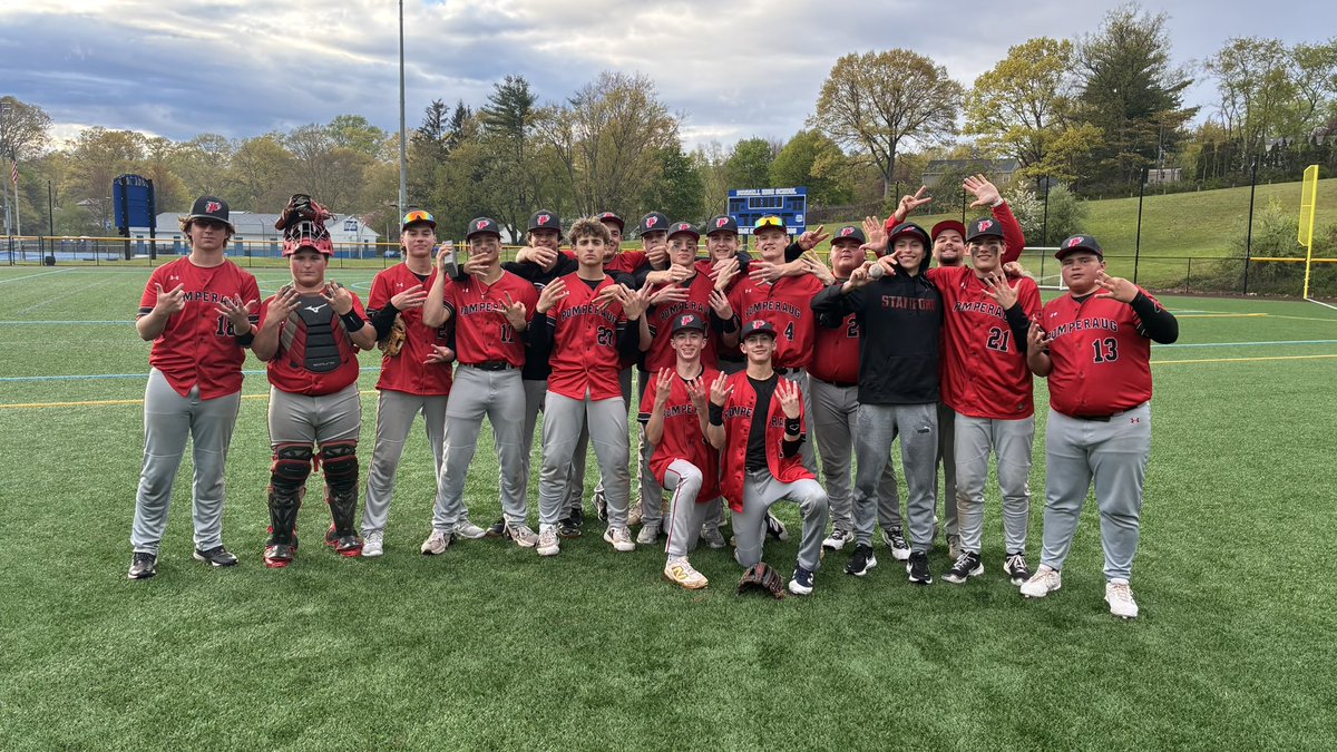 Pompbase's tweet photo. The bats stay alive as we beat Bunnell 12-5 #RoadWarriors @GametimeCT @RASports @SouthburyRecord @pomperaughigh @Pomperaugsports @RAkevinroberts #ctbase https://t.co/VHk92lIgHS