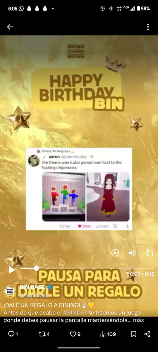 byjamn's tweet photo. Me encantó #BINDAY #BINWEEK https://t.co/8R7SV8iBHm