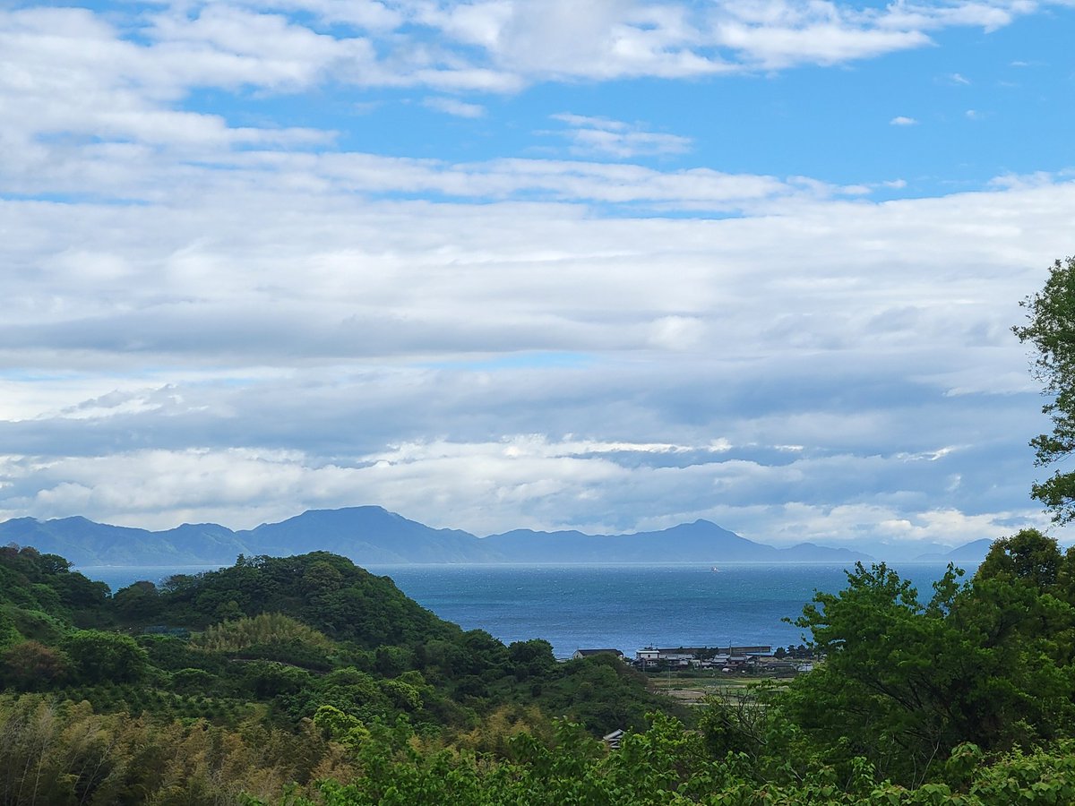浮世絵かみたいな景色あらわれた