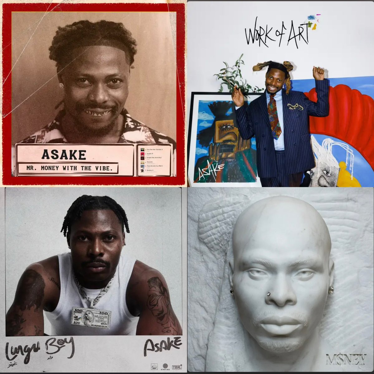 Asake’s album run is a true work of art 🎨🔥