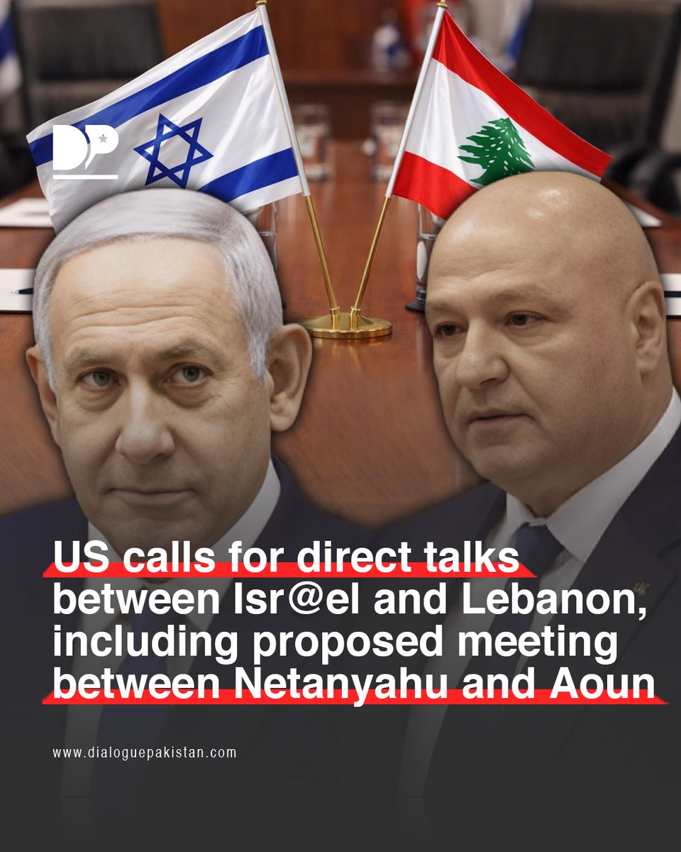 DialoguePak's tweet image. The US Embassy in Beirut has urged direct engagement between Lebanon and Isr@el, suggesting a possible meeting between Israel! Prime Minister Benjamin Netanyahu and Lebanese President Joseph Aoun, potentially facilitated by Donald Trump.

#DialoguePakistan #USEmbassy #Beirut