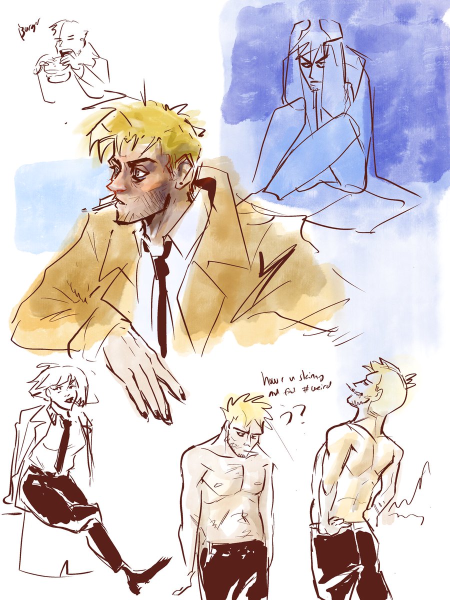 Class doodles to stop me from slumbering