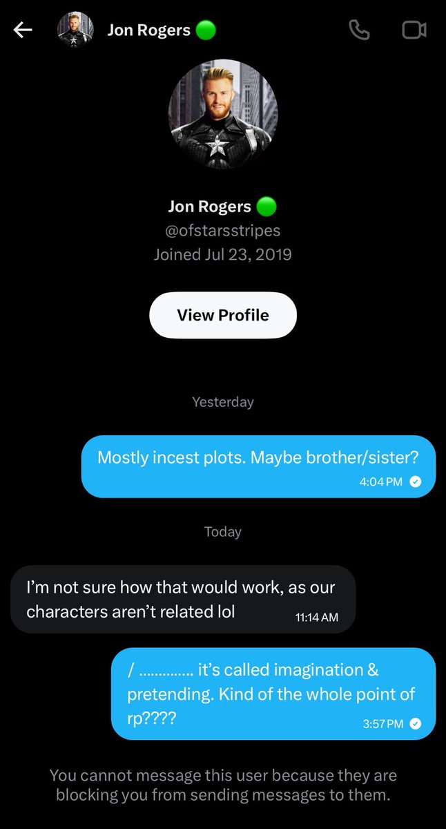 ThwippedIntel's tweet photo. / so…. You’re just dumb as fuck? Lack imagination? Got it. Thanks for the block, boo. It’s been returned. Muah 💋 https://t.co/tmxBlM3Nm2
