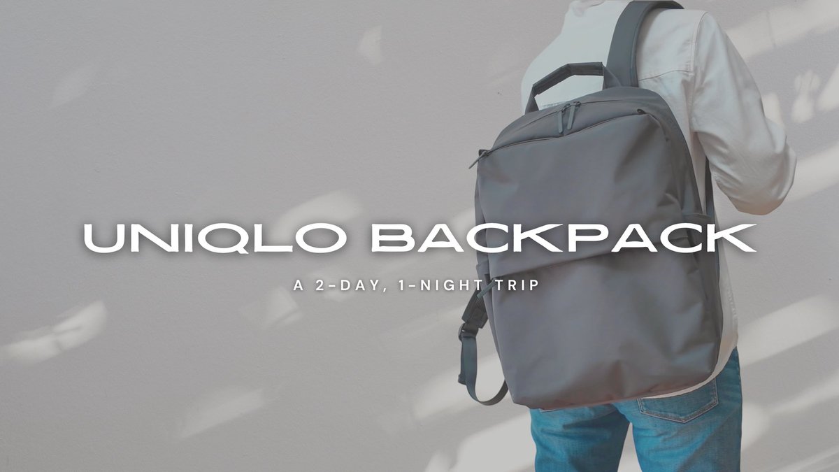 JapanTravelST's tweet image. Can a heavy packer fit everything into a UNIQLO backpack for 2 days? ✨ 
My minimalist packing challenge for a 1-night trip in Japan!

#UNIQLO
#packing
#japantravel
#minimalisttravel