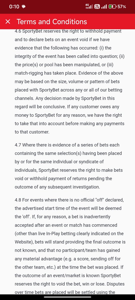 emceeDcent's tweet photo. @dr_rich235 @Fedrickkkkkk Read rule 4.7
All bets will be voided and no payment https://t.co/xPB1XwIWxG