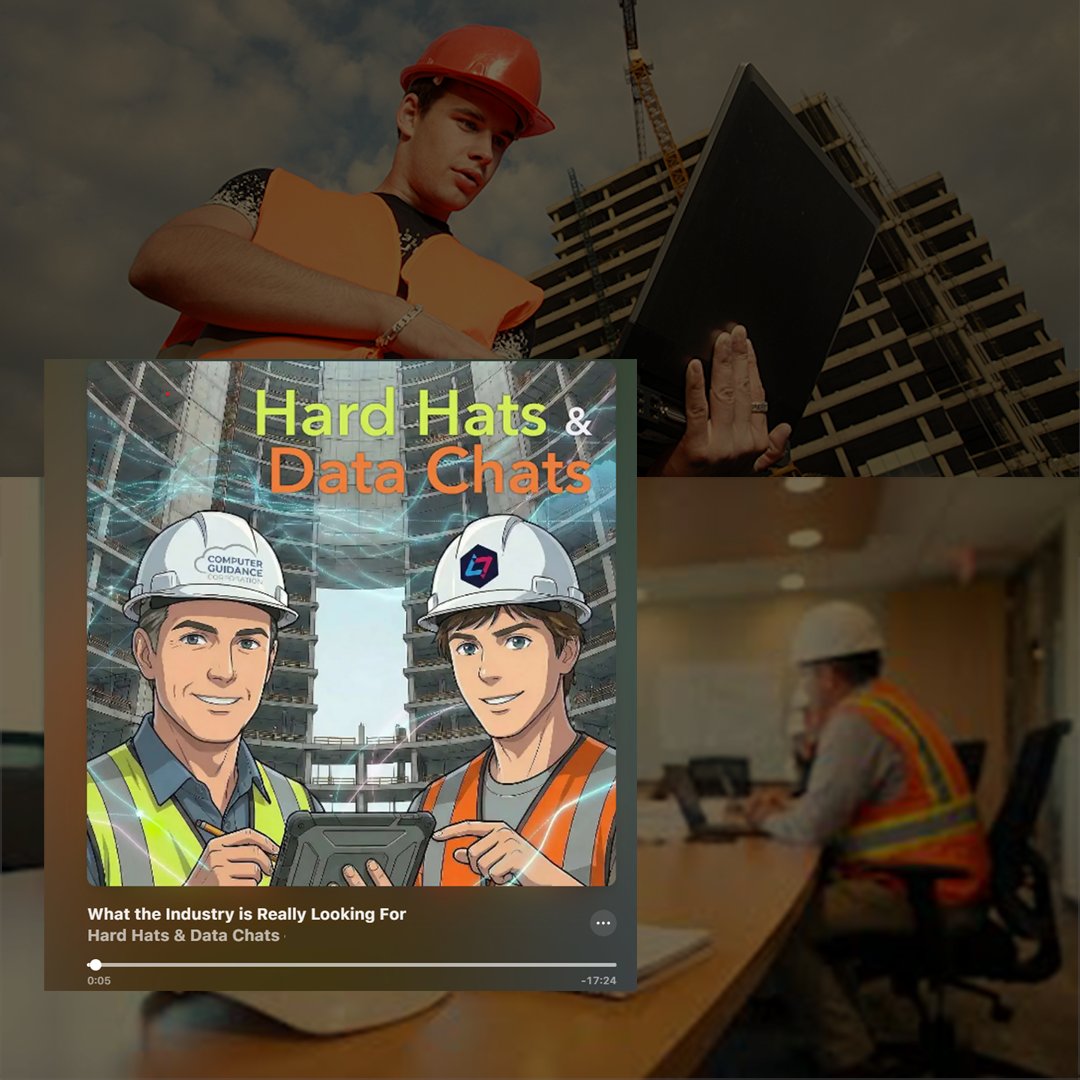 computerguidanc's tweet photo. Hard Hats &amp; Data Chats Podcast Series Episode #3 is available. Tune in to learn about "What the Industry is Really Looking For" ...

#constructionpodcasts #data #constructiondata #constructionsoftware

https://t.co/0cWQFLBJWG https://t.co/3hRwjYR7KB
