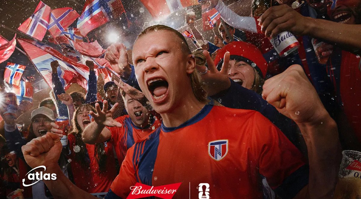 Atlasoutdoorad's tweet image. Budweiser doesn’t just sponsor the World Cup… it captures how it feels. 🍺

Turning emotion into a global brand platform.

#Budweiser #WorldCup #Marketing #Branding