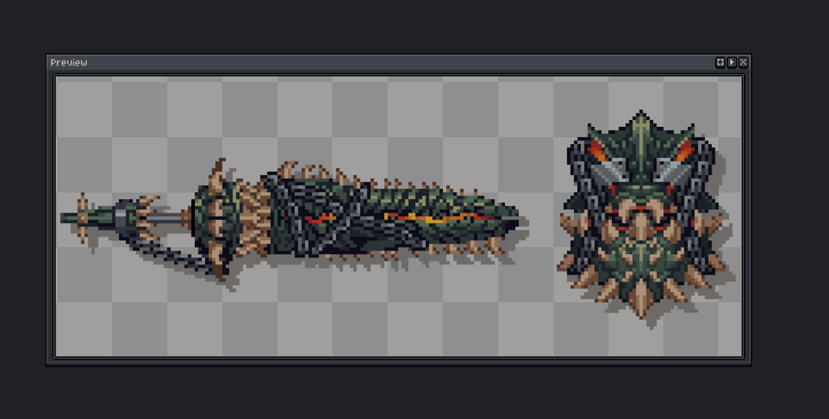 ElTijeras7's tweet photo. The Picklemeister gunlance

[ #Pixelart || #MHW ] https://t.co/FQpt4cpj2Y