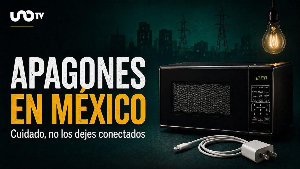 UnoNoticias's tweet image. CFE reporta 21 apagones en 2026; recomienda desconectar aparatos para evitar daños. #Energía unotv.com/ciencia-y-tecn…