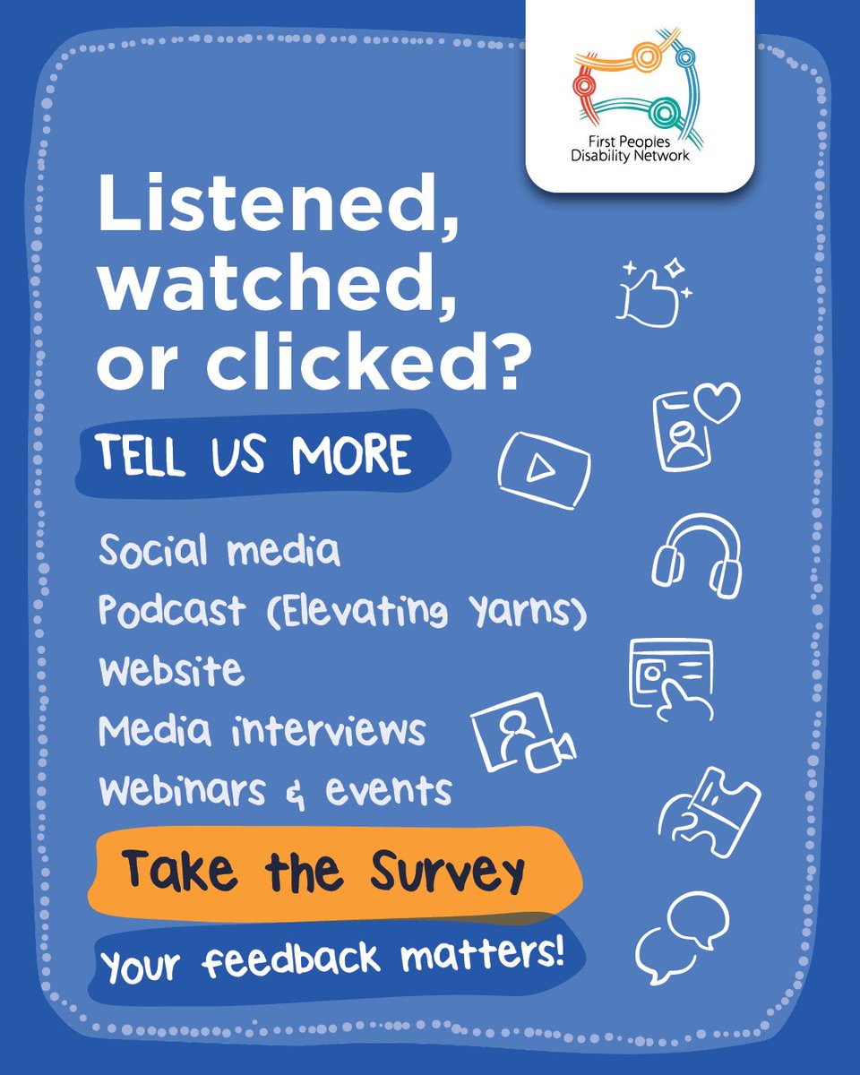 FPDNAus's tweet image. Have you interacted with First Peoples Disability Network online?

If yes, we want to hear from you.

Share your experience: forms.cloud.microsoft/pages/response…

Survey closes 8 May 2026

#FPDN #Survey #Feedback