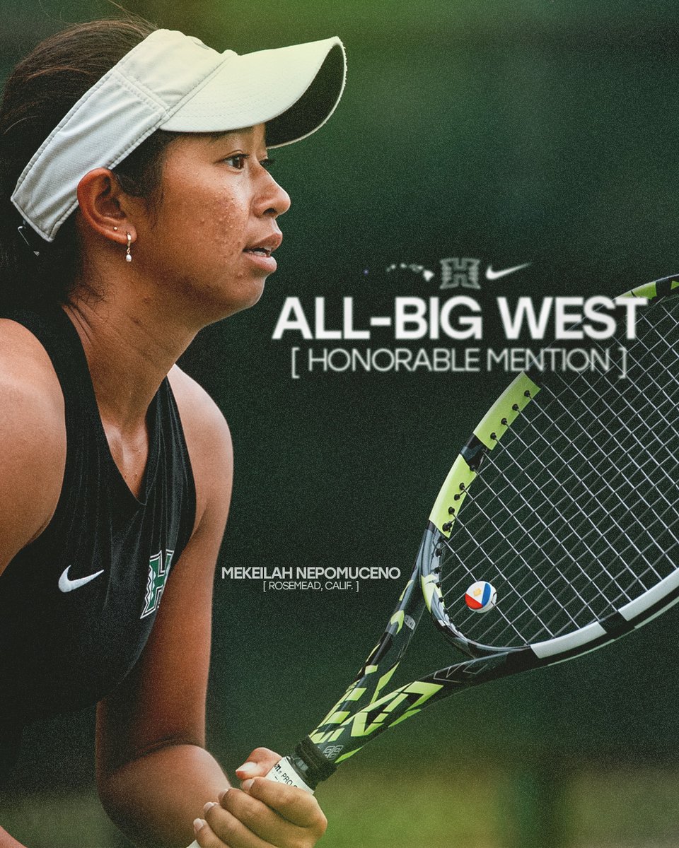 HawaiiTennis's tweet image. Makeilah’s moment 😤

Congratulations to Makeilah for her All-Big West selection! 🏅

#GoBows