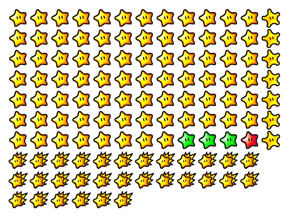 PintoAnthony's tweet image. #Nintendo #NintendoWii #NintendoSwitch #NintendoSwitch2 J'ai réuni toutes les étoiles de #SuperMarioGalaxy et #SuperMarioGalaxy2 sur une seul image il y a parfaitement 363 étoiles