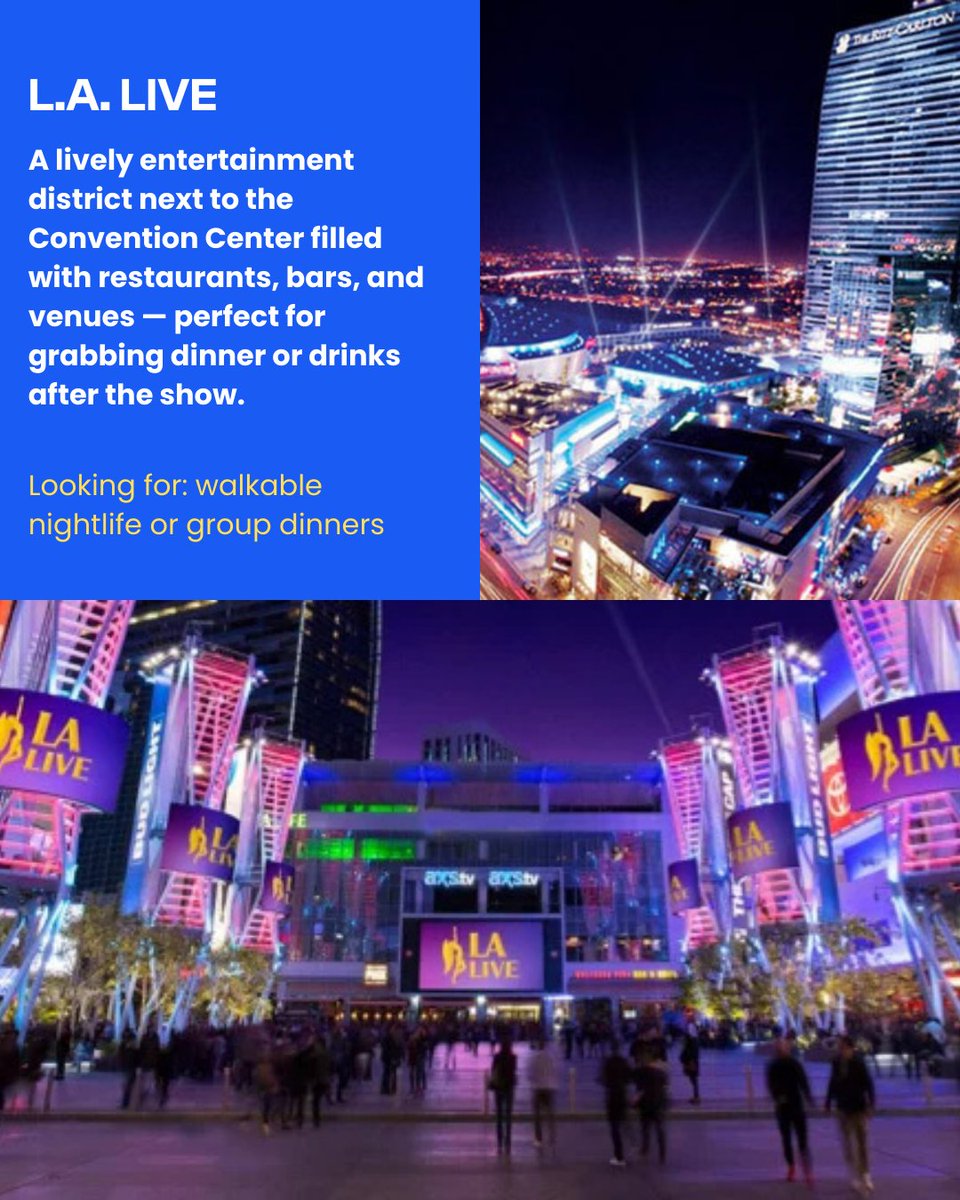 DisplayWeekSID's tweet image. With #DisplayWeek2026 right around the corner, it’s time to start planning your trip beyond the convention center! Check out the top food spots and local attractions and make the most out of your trip.

#LosAngeles #VisitLA