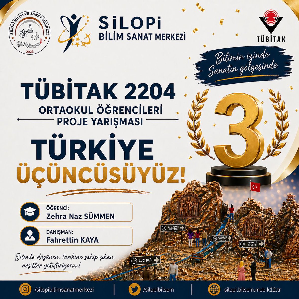 silopibilsem's tweet photo. 🏆 TÜBİTAK 2204 Ortaokul Öğrencileri Proje Yarışması’nda TÜRKİYE ÜÇÜNCÜSÜYÜZ! 🇹🇷

@sirnakmem73 @BirolEkici73 @SilopiMEM @silopikymkmlk @bilennmurat @siyob_end @MebOrgm https://t.co/MCYd69x77e