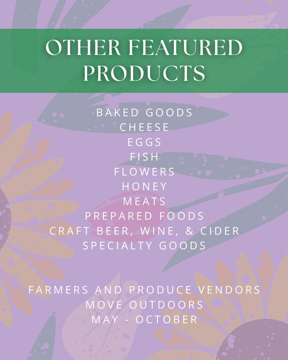 CityKitchener's tweet image. May blooms at the Market! 🌸 Fresh flowers and vibrant plants are in season, perfect for brightening your home or garden. Shop local and bring spring to life!
#KitchenerMarket #BuyLocal #EatHealthy