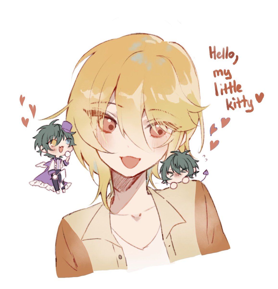 I really wanted to add Nazuna too~💋💋💋💋💋💋💋

#ensemblestars
#mikanazu