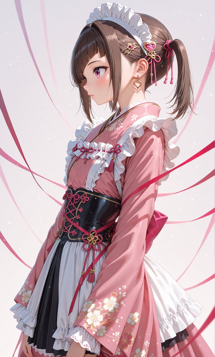 fougerespicy's tweet image. (๑ ˙˘˙)/{Good morning❣☘️
#AIart
#kawaii

連休初日です♡
でも天気悪過ぎるからお出掛けは難しいかな...
部屋の片付けでもしよかな🧹

今朝はアリスさんから和風メイド衣装をお借りしました(⋆ᴗ͈ˬᴗ͈)”👘✨

生成する度に素敵なデザインが出たので沢山作っちゃいました(*´艸`)💕