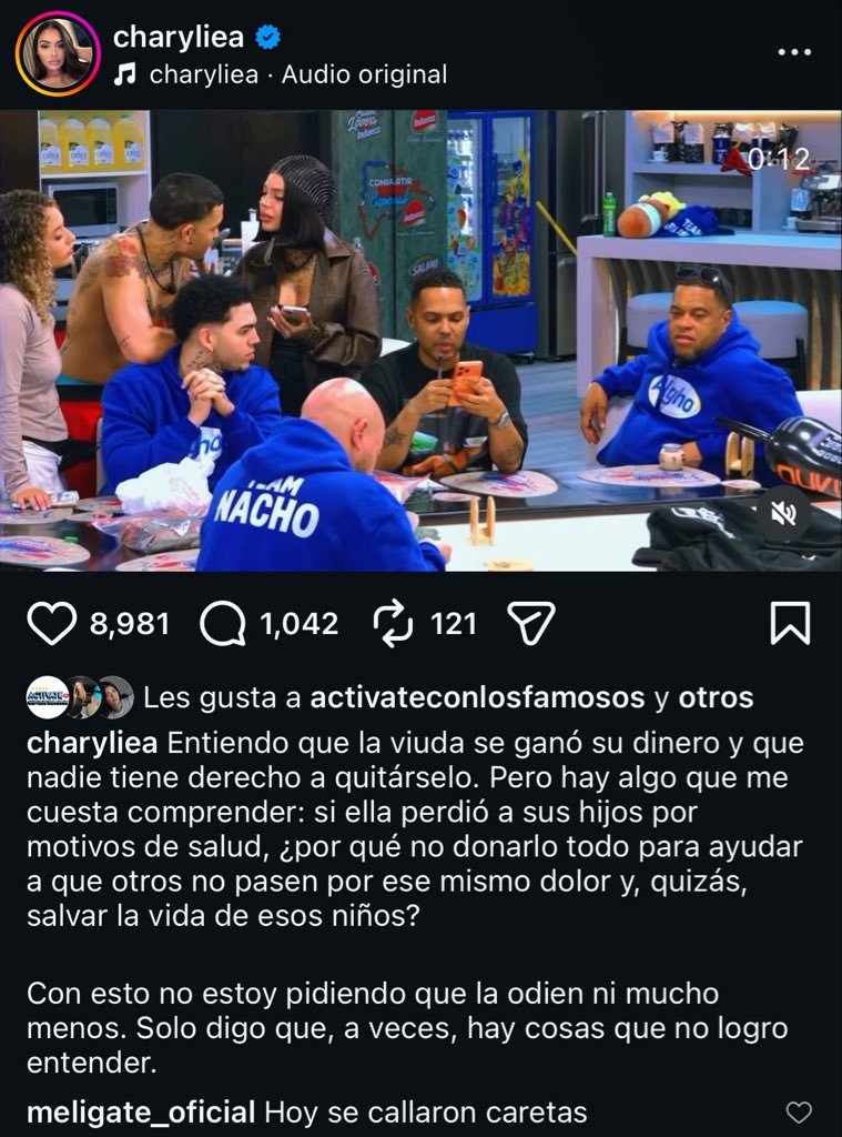 👏🏻👏🏻GRACIAS CHARY  #PlanetaAlofoke