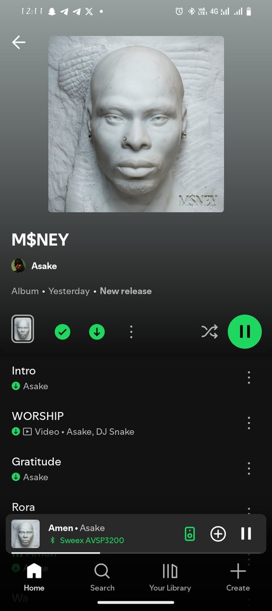 Rollapixels's tweet photo. This asake @asakemusik new album na just feel Good vibes, "M$NEY" https://t.co/kVG0DFvpIY