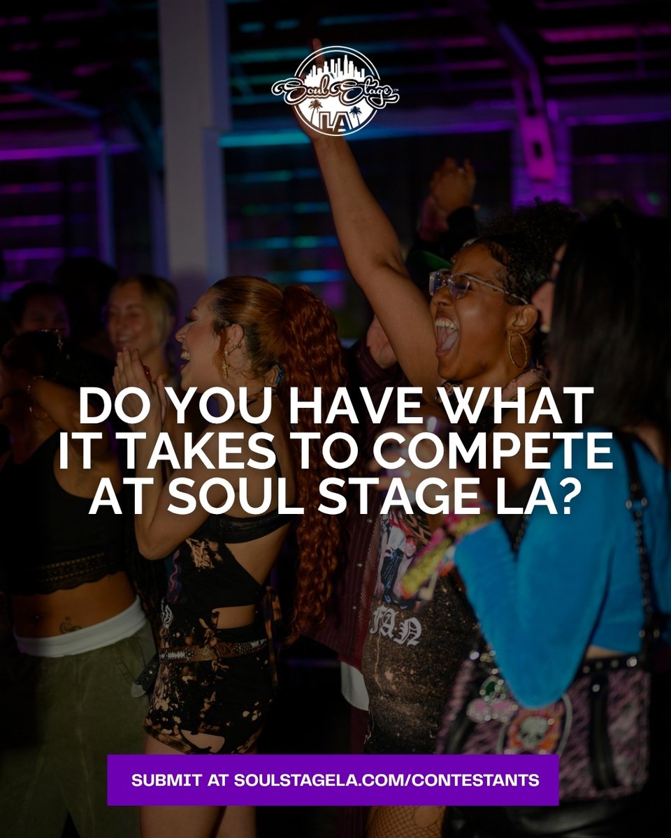 SoulStageLA's tweet image. Do you have what it takes to compete at a Soul Stage LA event? Submissions are now open for all dance groups, DJs, and vocalists. 

Who knows, maybe you'll be competing next 🔥

#losangeles #losangelesevents #talentcompetition