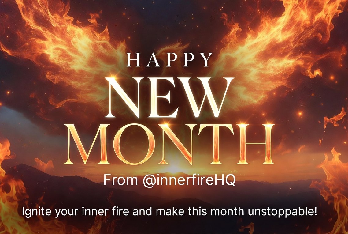 EmmaPerry96731's tweet image. Happy New Month, everyone!  A fresh start, new goals, and endless possibilities ahead. Let's ignite our inner fire and make this month legendary! 💪From InnerfireHQ 
#HappyNewMonth #NewBeginnings