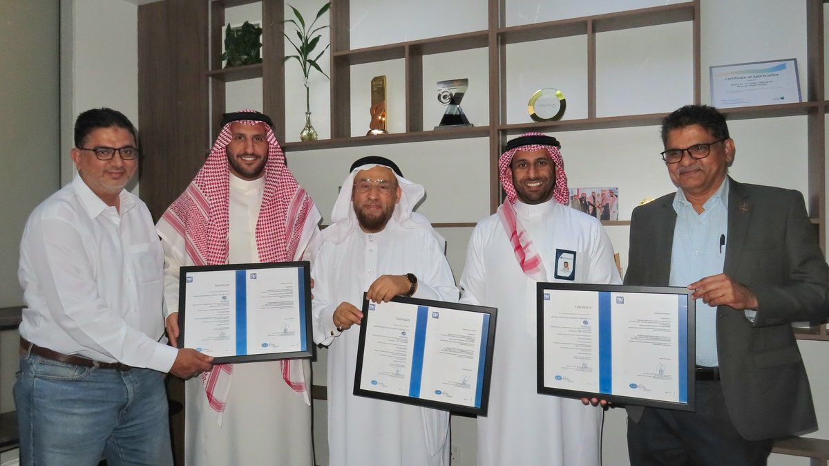 AISInspection's tweet photo. AIS Achieves Global Excellence 🏆
Proud to earn ISO 9001 | ISO 14001 | ISO 45001! 
A milestone reflecting our commitment to quality, environment &amp; safety.
Thanks to our partners, TSIC &amp; TÜV Saar.

#AIS #ISO #Excellence #Quality #SaudiArabia #TSIC #TUVSAAR https://t.co/gWbjGSJxKS