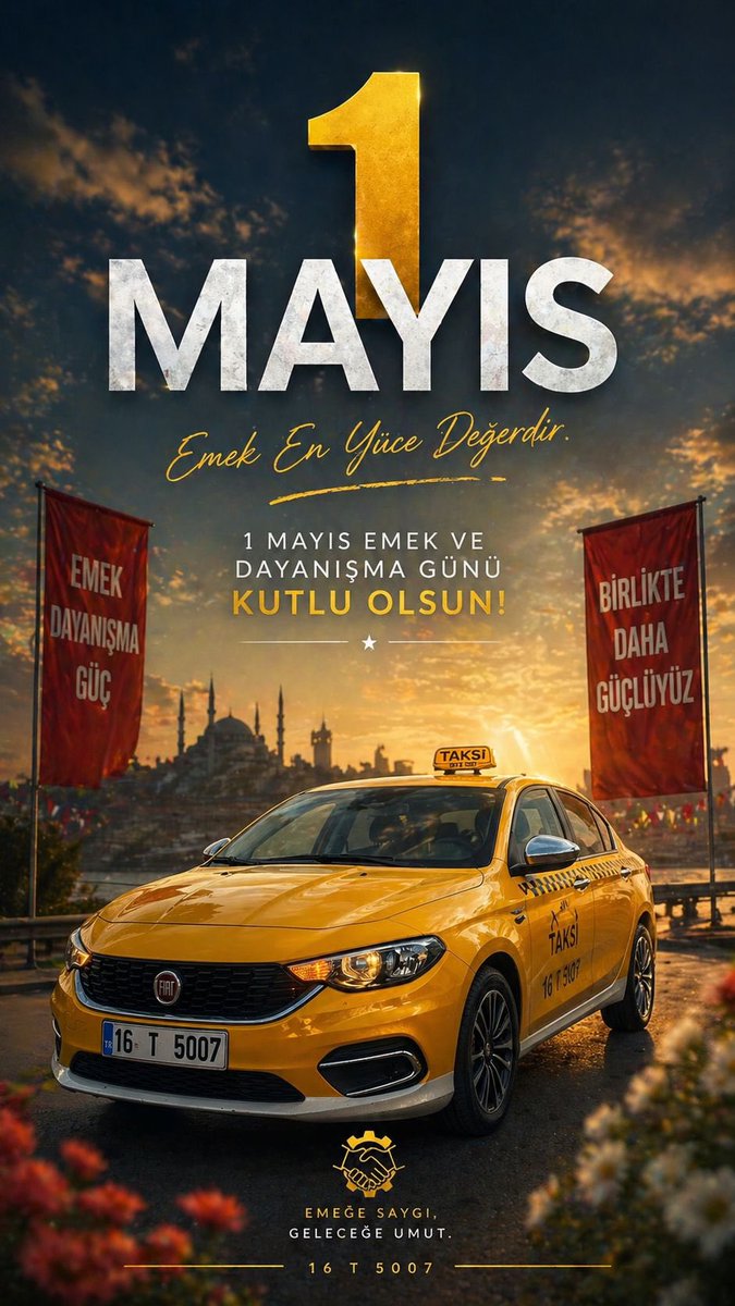batuhannerbay's tweet photo. Bugün Ekmeğini Alnının teriyle, Onuruyla kazananların Bayramı. 
#1Mayıs İşçi Bayramı Kutlu Olsun. #16T5007 https://t.co/VnoakuNgzC