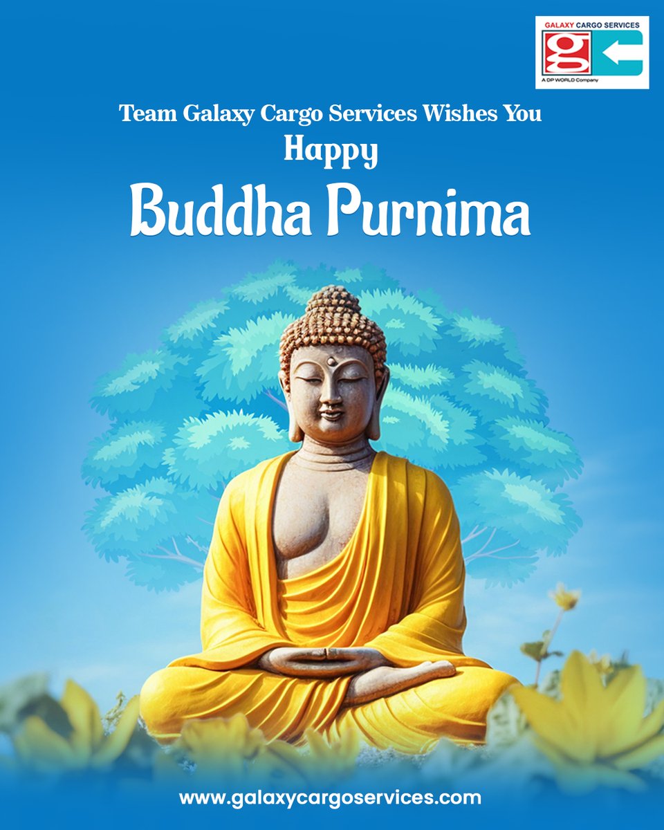 gcsllp's tweet photo. Observed with deep reverence, Buddha Purnima celebrates the birth, enlightenment (Nirvana), and passing (Parinirvana) of Gautama Buddha.

Happy Buddha Purnima. May serenity, mindfulness, and harmony prevail.

#galaxycargoservices https://t.co/vN7uJ0Mo23