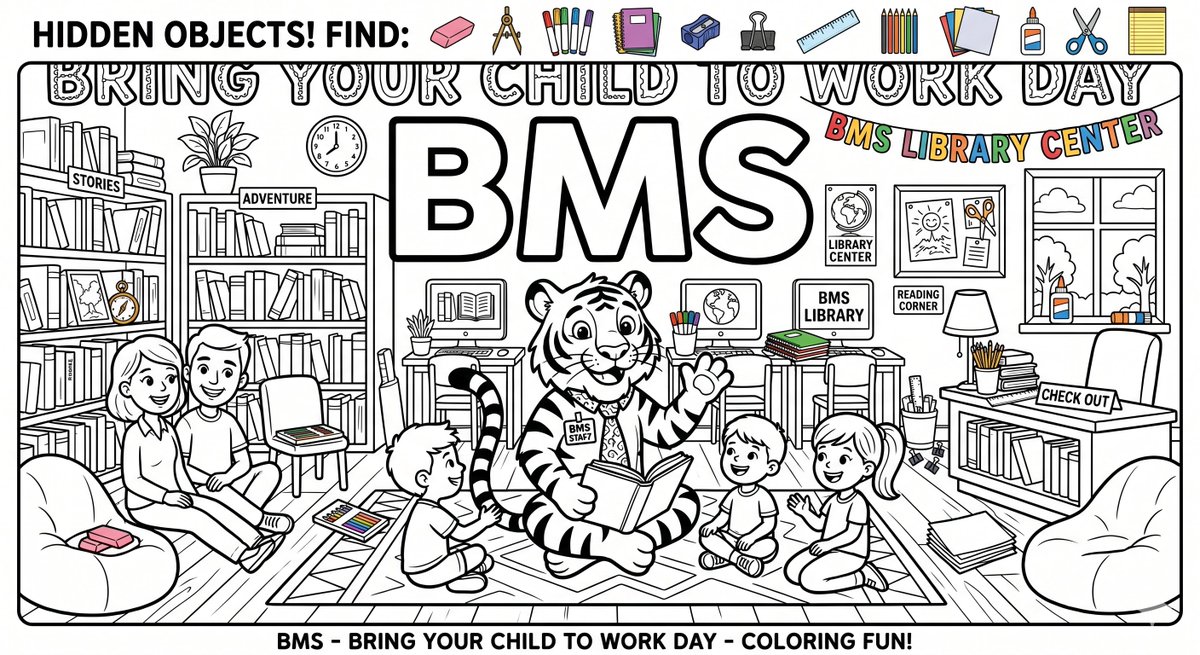 tech_brisini's tweet photo. ✨Exciting moments from Take Your Child to Work Day! We had a blast making pinwheels with our new friends—such a hit! 🎉 Plus, we offered some fun hidden picture coloring pages featuring the Bloomfield Bengal, created in Gemini. Can't wait for our next adventure! 🐾 https://t.co/sUcIh3uH39