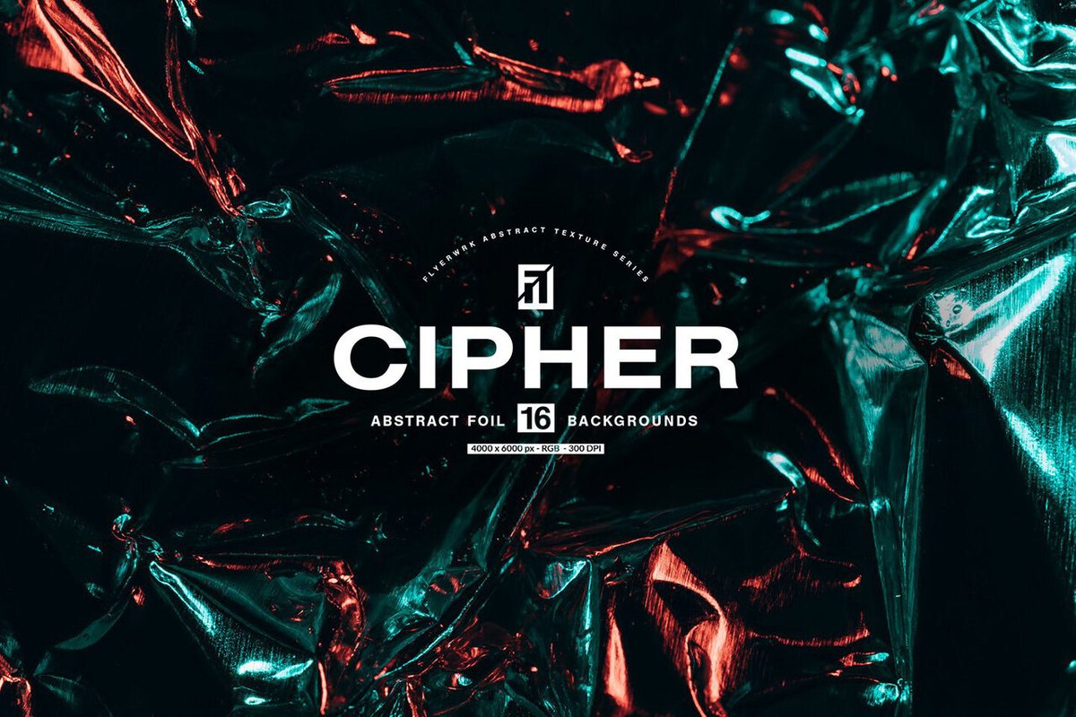 designeour's tweet image. Cipher #Abstract Metal Foil #Texture by flyerwrk  designeour.myportfolio.com/cipher-abstrac…