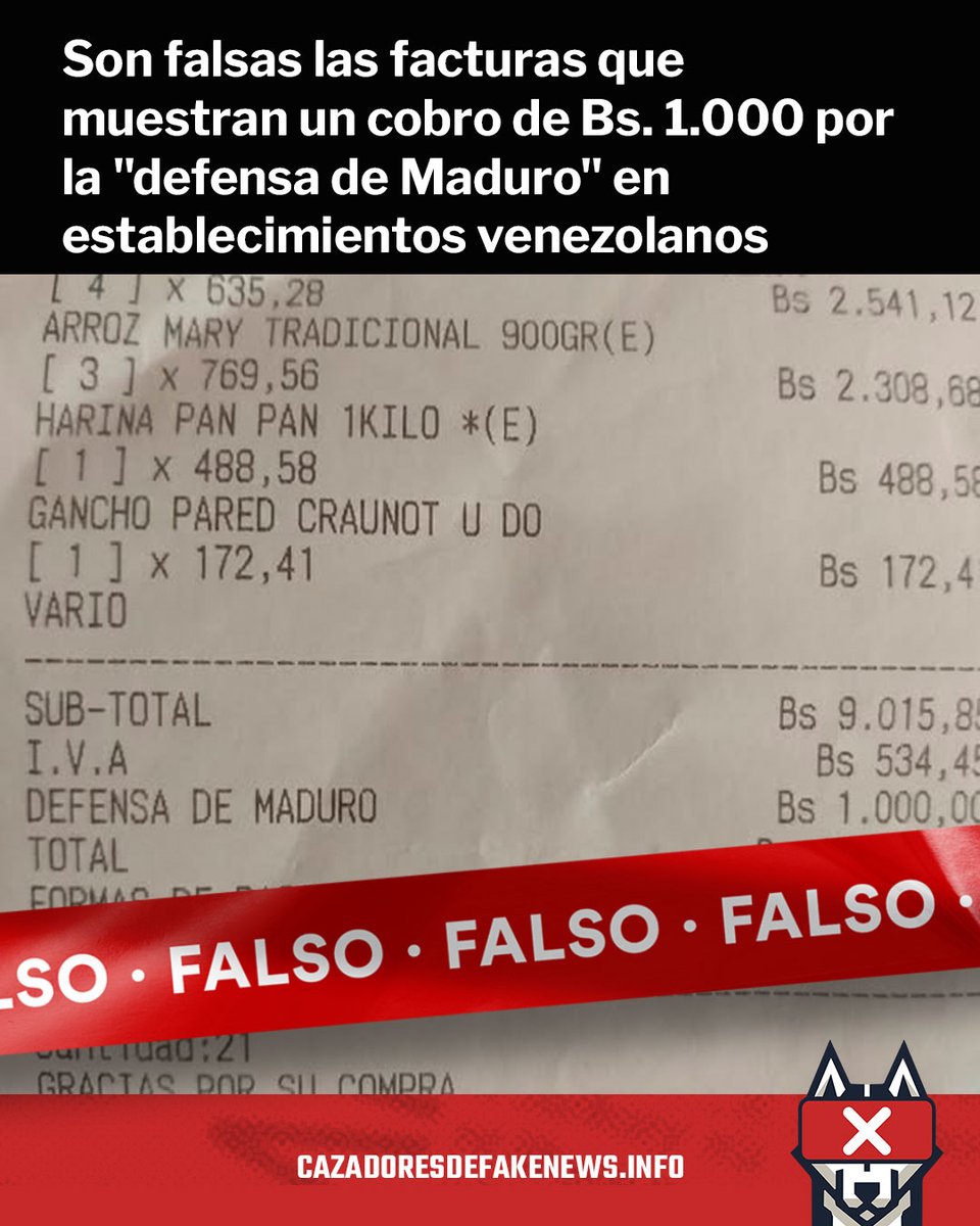 Cazadores de Fake News tweet media