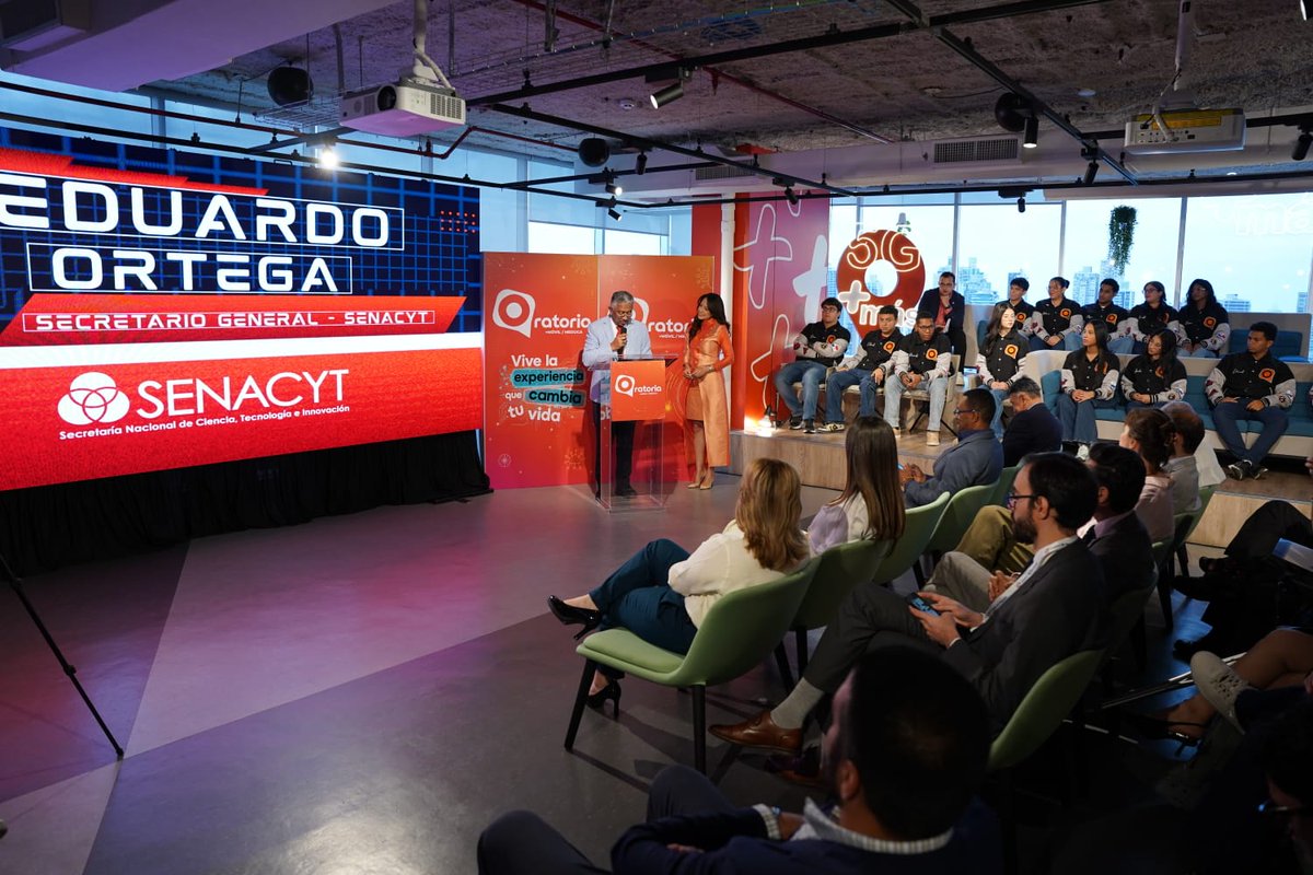 senacyt's tweet photo. 🗣️🇵🇦 El Concurso Nacional de Oratoria celebra su 21.ª edición con el tema “La revolución de la inteligencia artificial: jóvenes creadores de soluciones y líderes de la transformación digital en Panamá”, presentado por @Senacyt.
@oratoriapanama https://t.co/62RLi8OKES