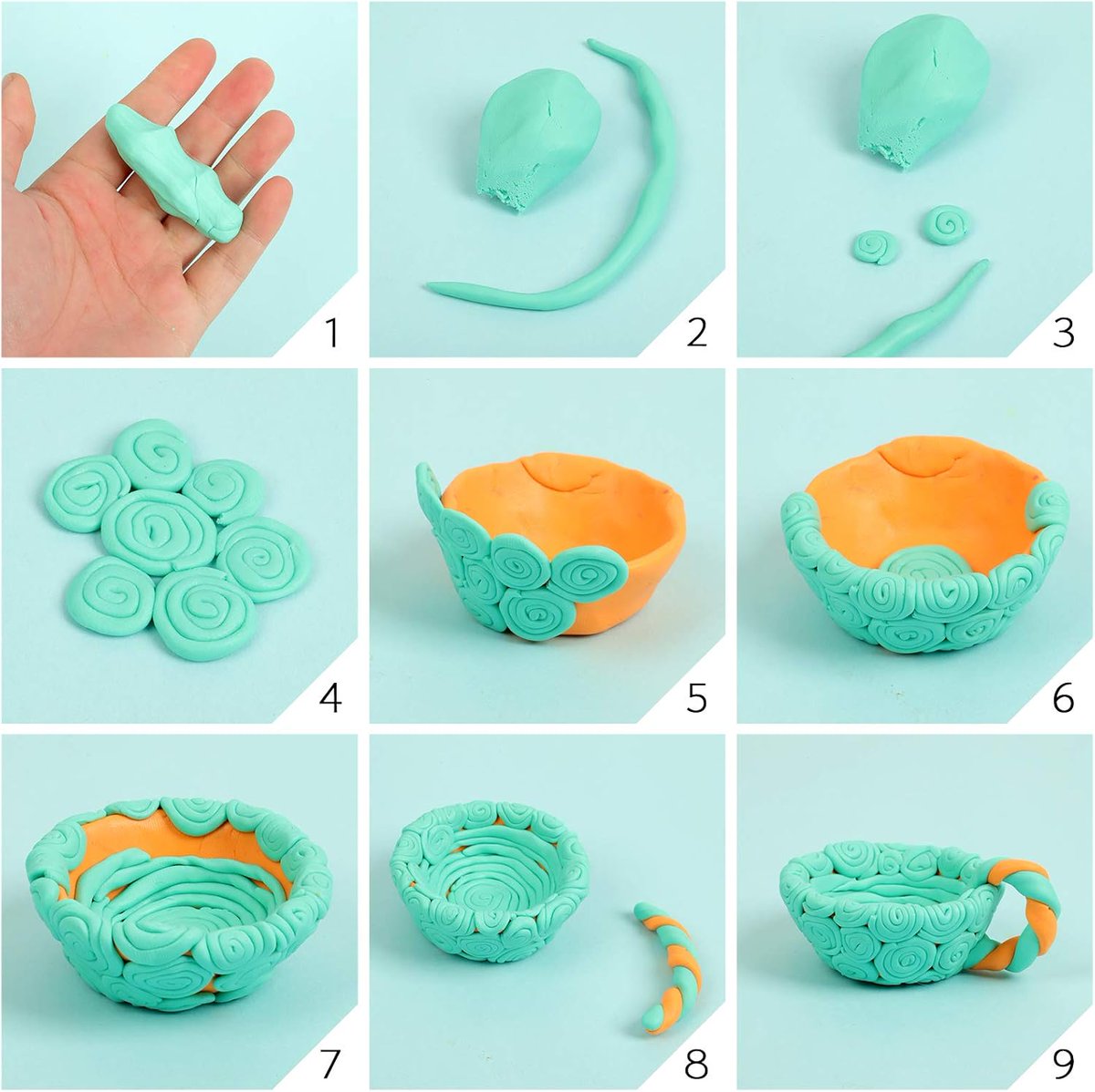 artsysister's tweet image. Polymer Clay 50 Colors, Modeling Clay for Kids DIY Starter Kits
Here is a fun clay set with lots of colors. If you like amzn.to/4cH3kf8
#clay #craft #miniature