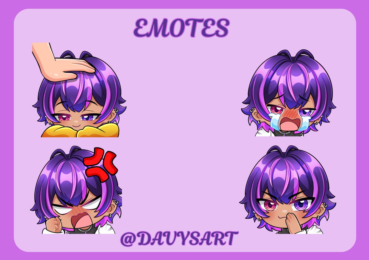 davysart's tweet photo. Did these emotes for my client @AtomicVT_ 

#emoteartist #twitch #davysart https://t.co/NEkcjVo6bN