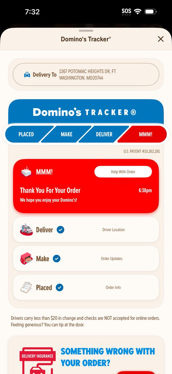 TheInvaderEric's tweet photo. @dominos how you going to say my order was completed and I don’t have my food then one I call the store # the number doesn’t work ? Cmon now https://t.co/PY99prRjkg