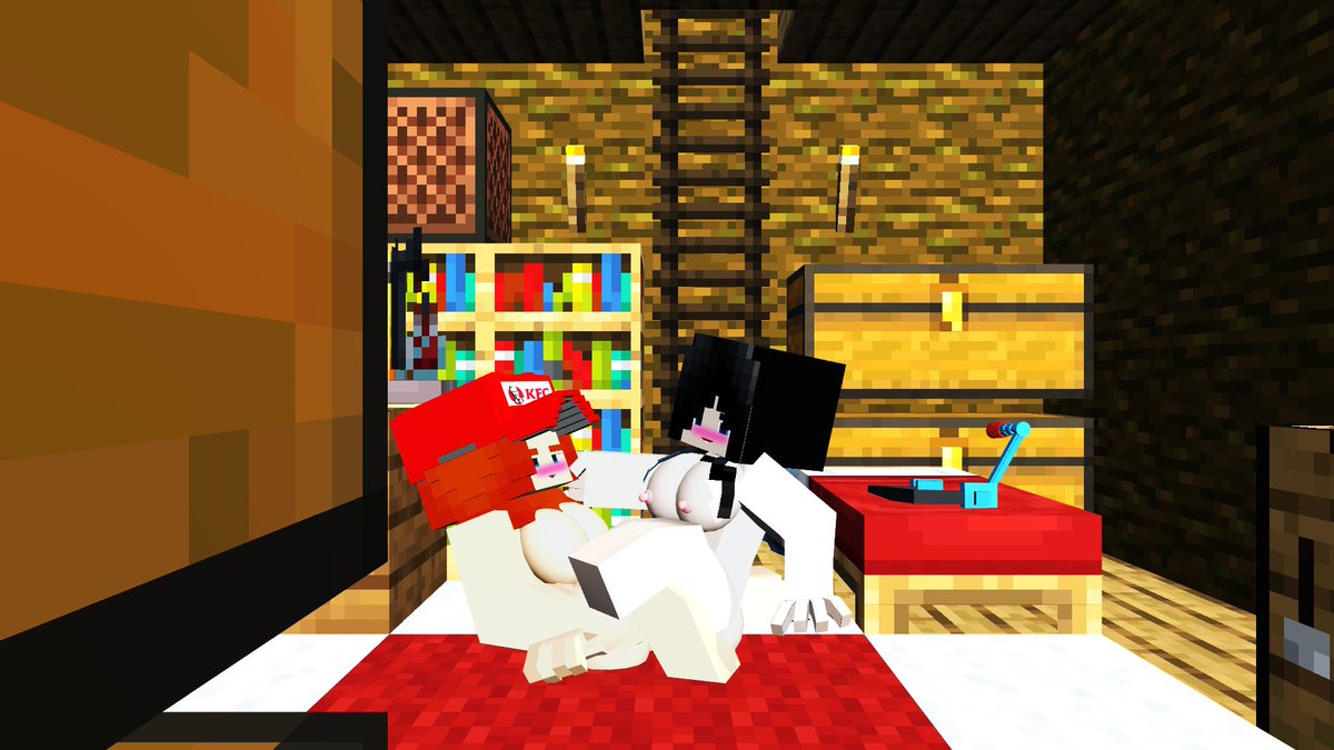 chikuringaming's tweet photo. Art for 
@ImutSadako65271
 hijab naked lesbian In bedroom Minecraft
 #rule34 #nsfw #nsfwart #Minecraft #minecraftnsfw #prisma3d #ibis #lesbian #mineimator #Hijabfantasy #nude #naked #Sleep https://t.co/Y7yHnzk5qo