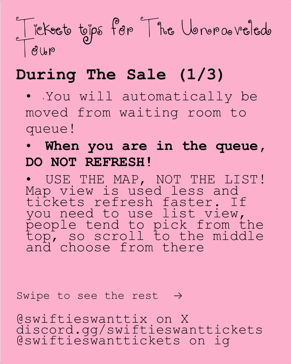 Swifties Want Tickets tweet media