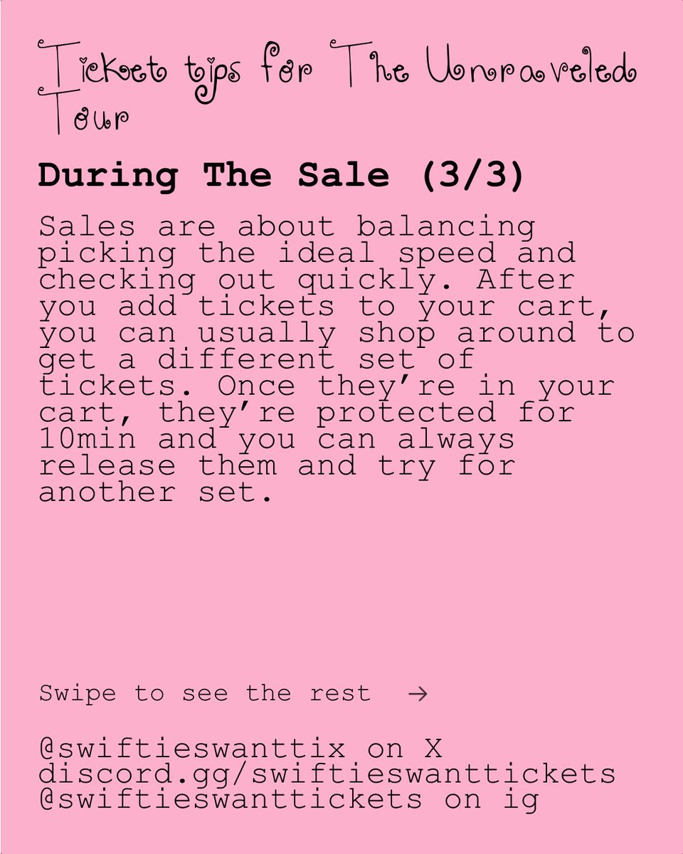 Swifties Want Tickets tweet media