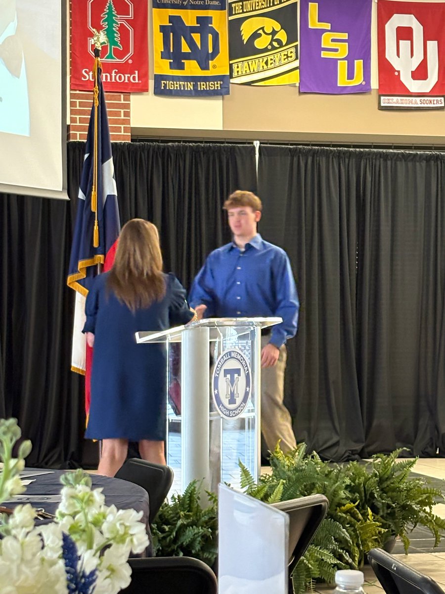 TISDTMHS's tweet photo. We loved celebrating the Top 10% at Tomball Memorial tonight!  #BECATS https://t.co/x2opZ7UwsR