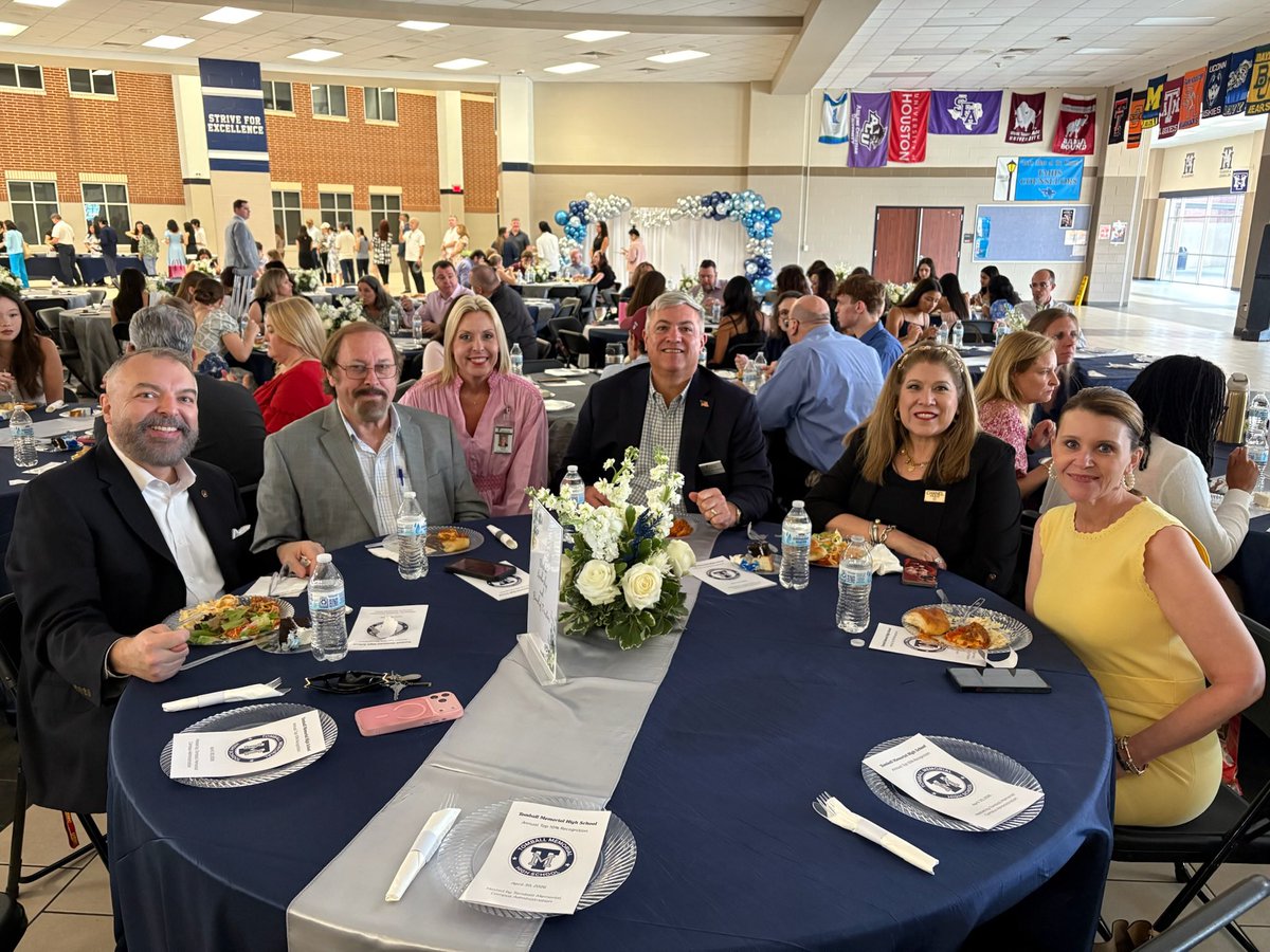 TISDTMHS's tweet photo. We loved celebrating the Top 10% at Tomball Memorial tonight!  #BECATS https://t.co/x2opZ7UwsR