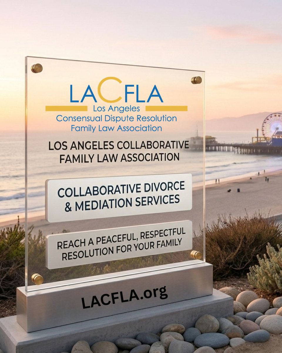 lacfla's tweet image. Divorce doesn’t have to be a battle. At LACFLA, we guide LA families toward peaceful resolutions through Collaborative Divorce &amp;amp; Mediation.

Learn more: lacfla.org

#LACFLA #CollaborativeDivorce #Mediation #FamilyLaw #LosAngeles