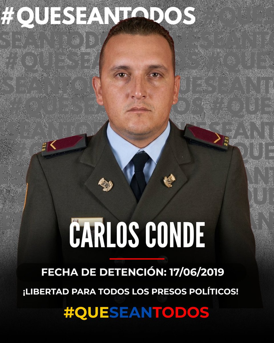 VenteDDHH's tweet photo. ❗️¡Libérenlos a todos! 

Hoy en venezuela quedan mas de 400 personas secuentradas por el régimen. Son más de 400 vidas en pausa.

¡Carlos y cada uno de los presos politicos debe ser liberado YA!

#QueSeanTodos https://t.co/yNSYcuibv2