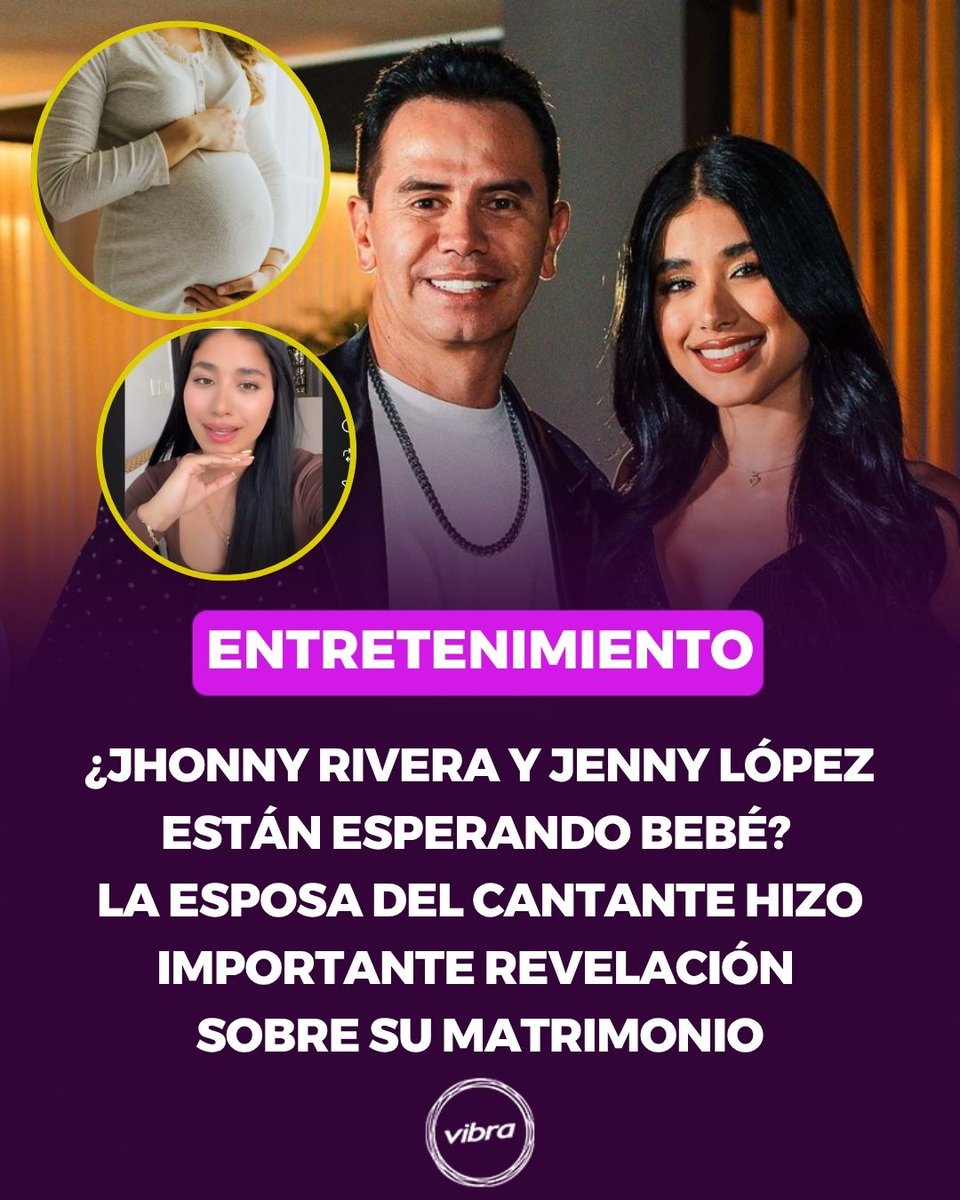 vibra_co's tweet image. La confesión de la esposa de Jhonny aumentó los rumores sobre la llegada de un bebé a la familia, ¿qué opinas? 👶🤰🍼😱 👀  #JhonnyRivera #jennyLopez #hijos 
Video aquí: candelaestereo.com/?p=308766